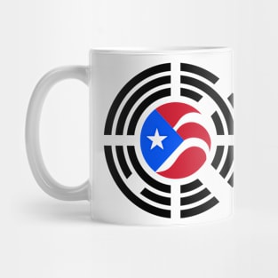 Puerto Rican Korean Multinational Patriot Flag Series Mug